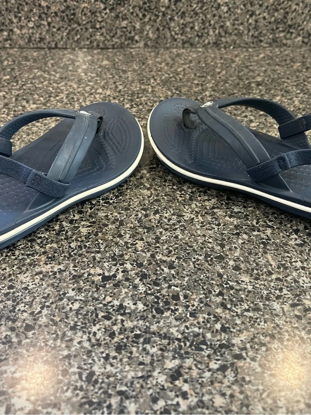 Crocs Kids' Blue Thong Slingback Sandals Size C9